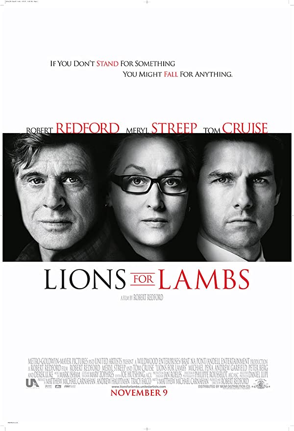دانلود فیلم «شيرها برای ببرها»  Lions for Lambs