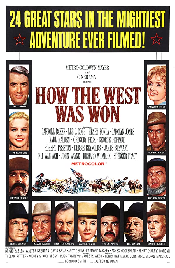 دانلود فیلم «چگونه غرب تسخیر شد» How the West Was Won