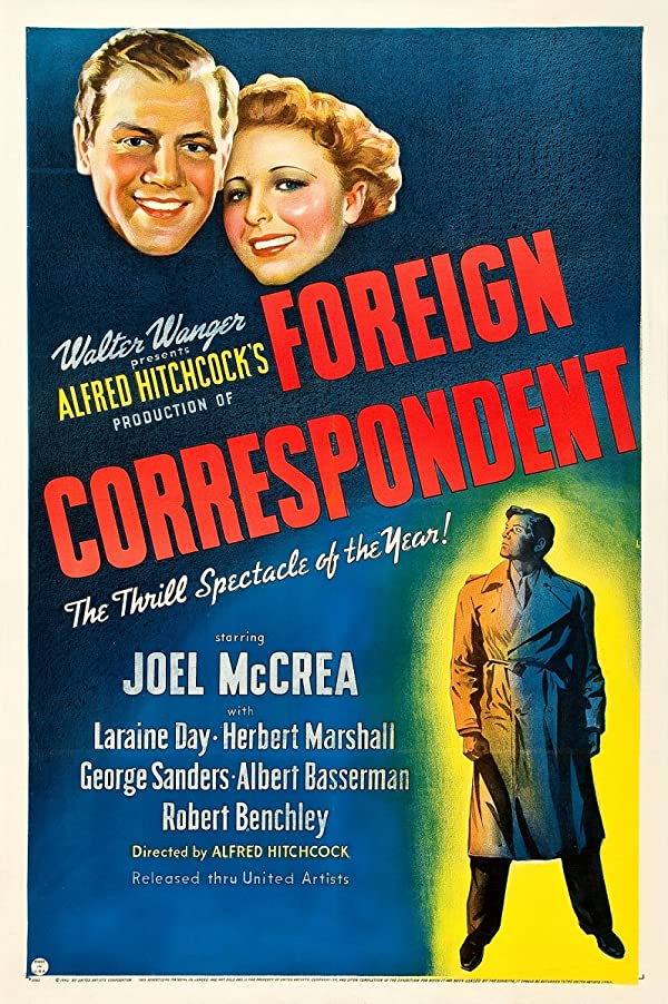 دانلود فیلم «خبر نگار خارجی» Foreign Correspondent